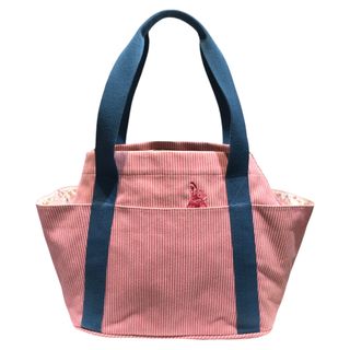 エルメス(Hermes)の　エルメス HERMES マザーズバッグ パスパス ピンク ブルー キャンバス レディース トートバッグ(トートバッグ)