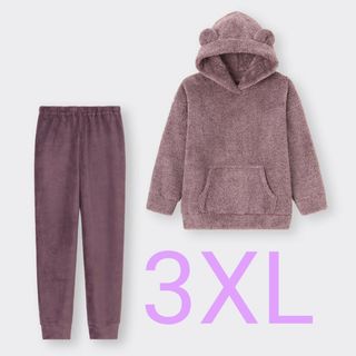 ジーユー(GU)のマシュマロフィール ラウンジセット 3XL 4L もこもこ ルームウェア GU(ルームウェア)