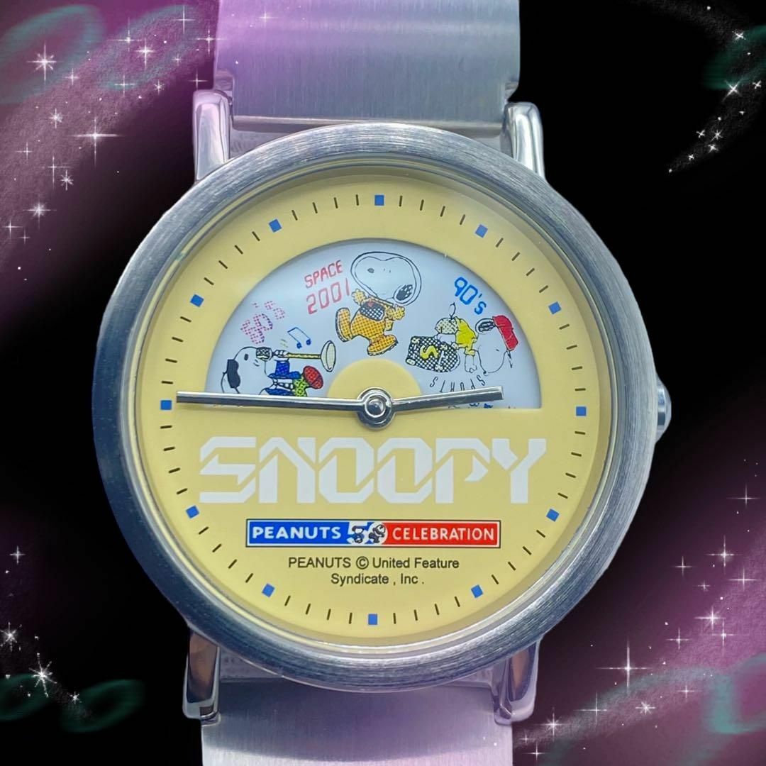 SNOOPY(スヌーピー)の《希少　美品　稼動品》　スヌーピー　50周年　5000本限定　レディース腕時計 レディースのファッション小物(腕時計)の商品写真