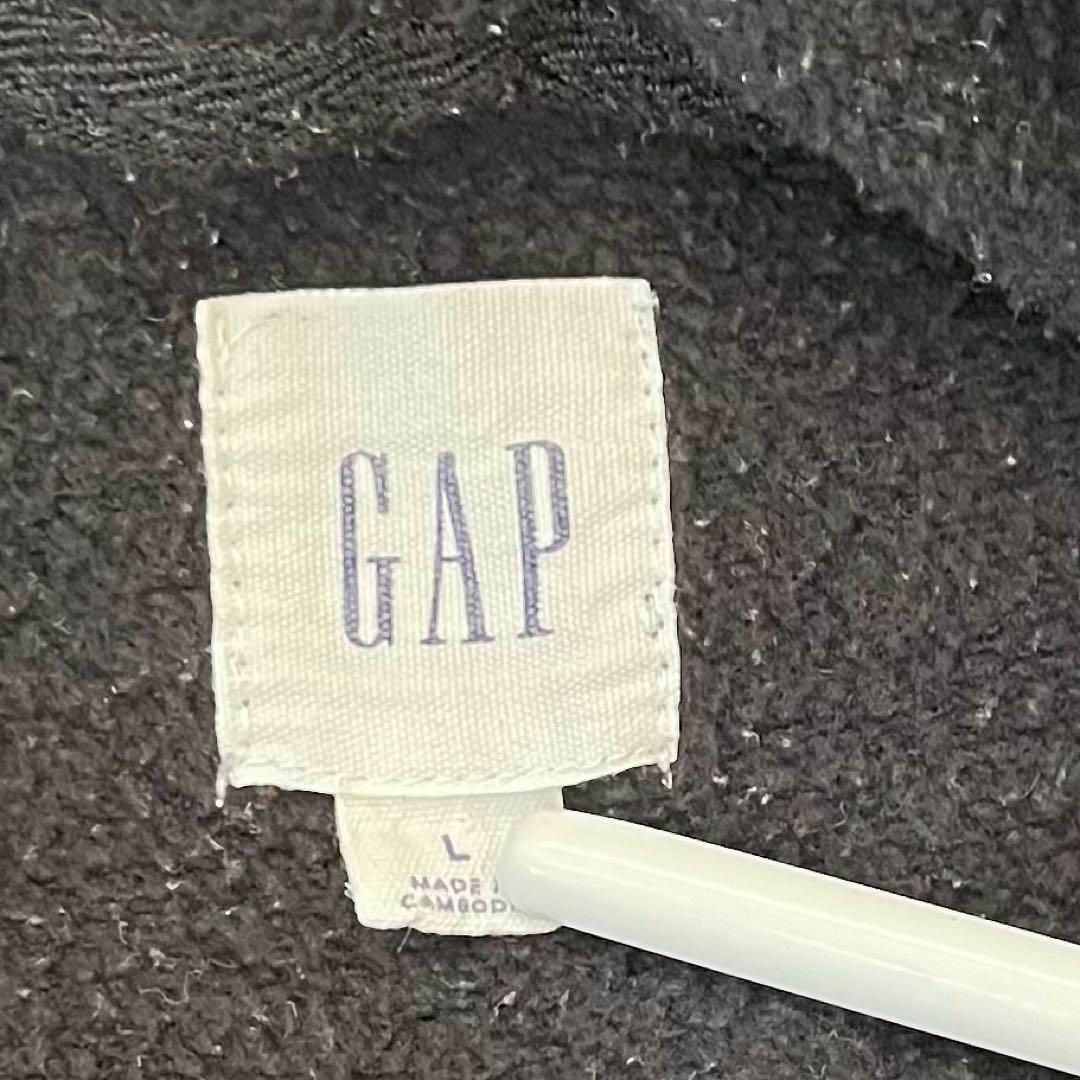 GAP(ギャップ)のGAP ギャップパーカー スウェット ビッグロゴ 刺繍 ワッペン   裏起毛 L メンズのトップス(パーカー)の商品写真