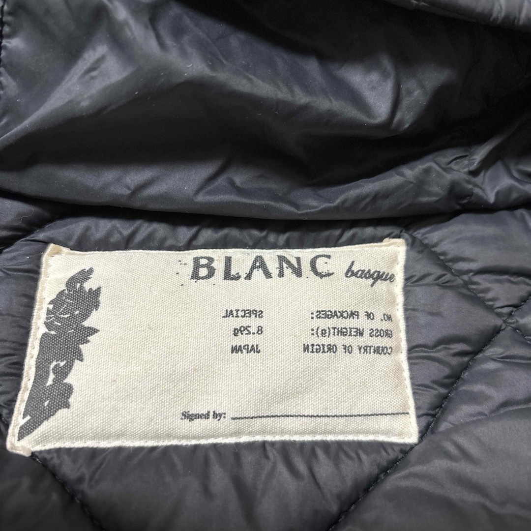 blanc basque(ブランバスク)のBLANC basque ブランバスク　ラビットファー　ライトダウンコート レディースのジャケット/アウター(ダウンコート)の商品写真