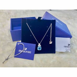 スワロフスキー(SWAROVSKI)のスワロフスキー Swarovski Sparkling Aquaアクアネックレス(ネックレス)