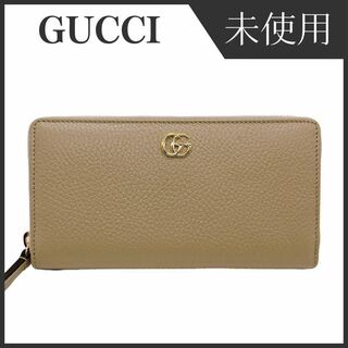 グッチ(Gucci)のグッチ 456117 GGマーモント レザー ラウンドジップウォレット 長財布(財布)