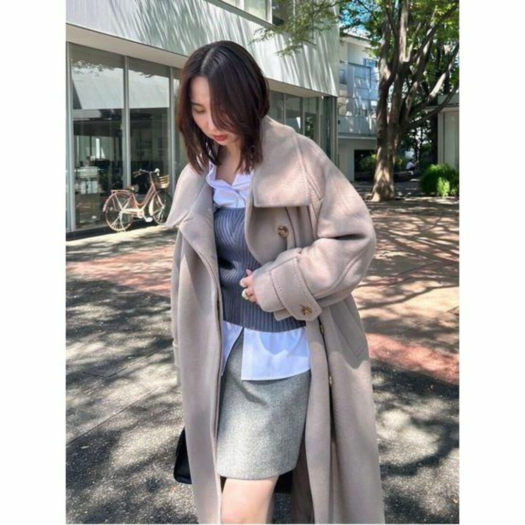 FRAY I.D - 【新品】FRAY I.D バルマカンコート BEG 1サイズの FRAY I.D - 【新品】FRAY I.D バルマカンコート BEG 1サイズの
