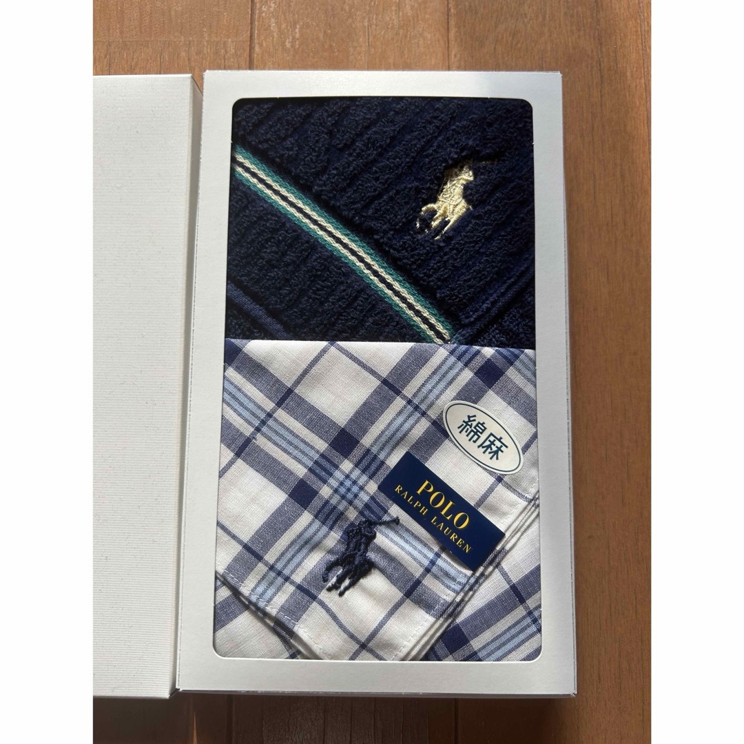 POLO RALPH LAUREN(ポロラルフローレン)の❤️新品未使用❤️ ラルフローレン　ハンカチ　ポロ メンズのファッション小物(ハンカチ/ポケットチーフ)の商品写真