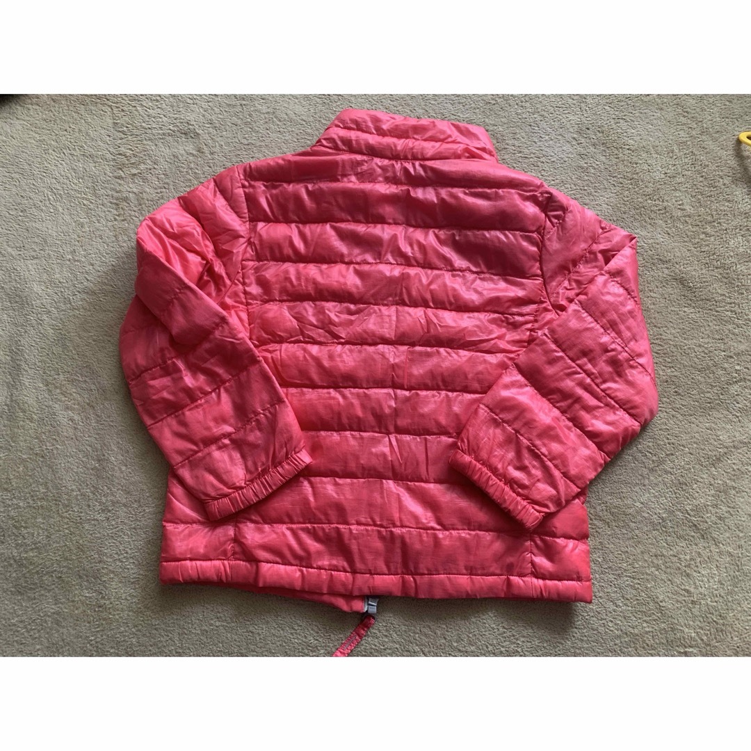 UNIQLO(ユニクロ)のUNIQLO ライトダウンジャケット 110 ピンク キッズ/ベビー/マタニティのキッズ服女の子用(90cm~)(ジャケット/上着)の商品写真