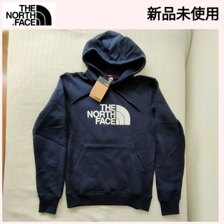 ザノースフェイス(THE NORTH FACE)の【新品】ザ ノースフェイス THE NORTH FACE パーカー ネイビー Ｓ(パーカー)