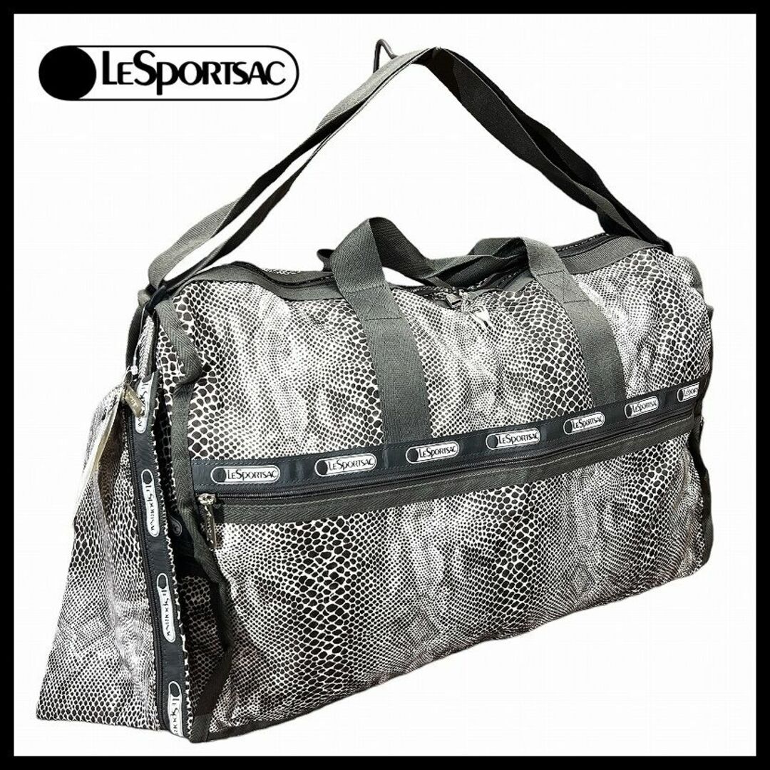 LeSportsac(レスポートサック)のG② 新品 保管品 レスポートサック ラージ ウィークエンダー パイソン バッグ メンズのバッグ(ボストンバッグ)の商品写真