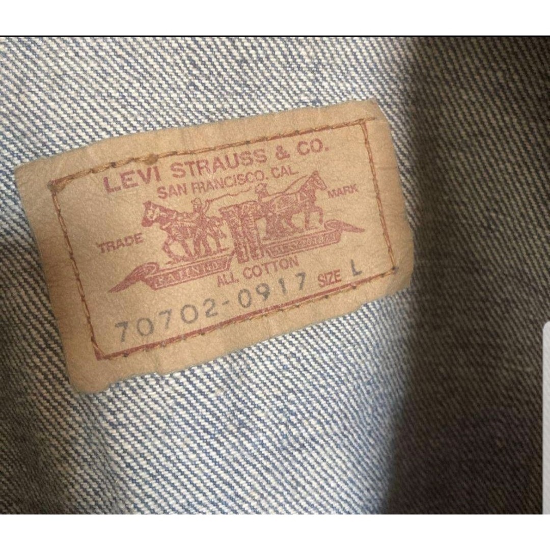 Levi's(リーバイス)の美品　キムタク着用　リーバイス　大戦モデル　サブカルチャー　デニムジャケット　L メンズのジャケット/アウター(Gジャン/デニムジャケット)の商品写真
