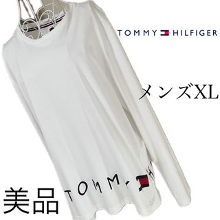 トミーヒルフィガー(TOMMY HILFIGER)の美品☆トミーフィルフィンガー☆長袖Tシャツ☆メンズXL(Tシャツ/カットソー(七分/長袖))