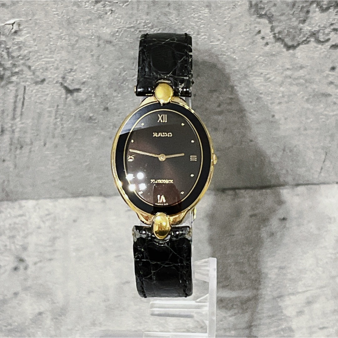 希少 美品 RADO ラドー フローレンス ブラック 腕時計 稼動品