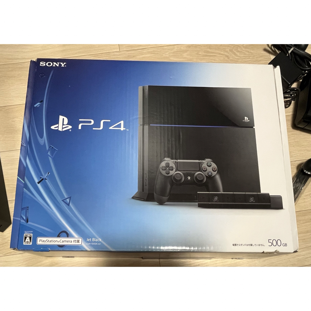 PlayStation4(プレイステーション4)のPS4 プレイステーション4 500GB ブラック エンタメ/ホビーのゲームソフト/ゲーム機本体(家庭用ゲーム機本体)の商品写真