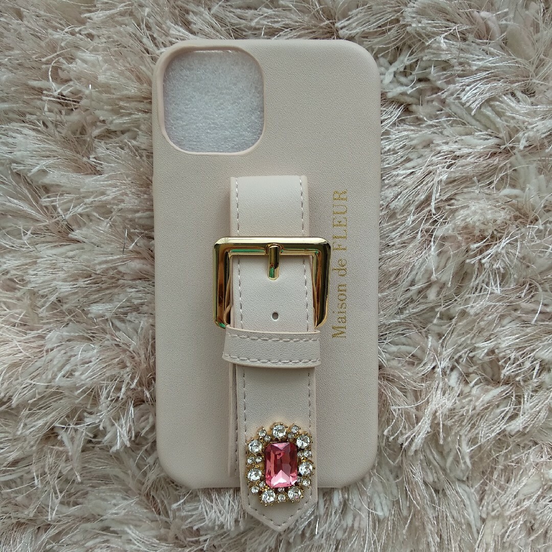 Maison de FLEUR - メゾンドフルール ビジュー ベルト iPhone14 Maison de FLEUR - メゾンドフルール ビジュー ベルト iPhone14