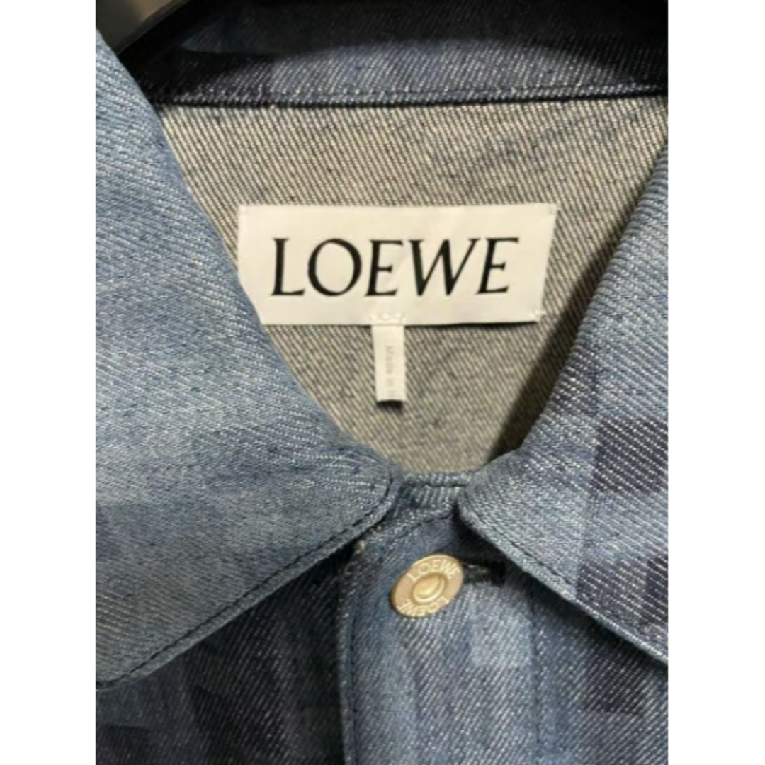 LOEWE(ロエベ)の米津玄師さん着★LOEWE ロエベ ピクセレイテッド デニムジャケット メンズのジャケット/アウター(Gジャン/デニムジャケット)の商品写真