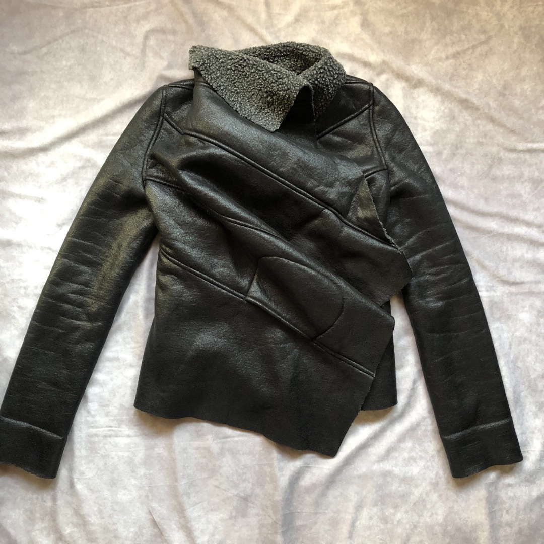 wrapping leather jacketレザージャケット
