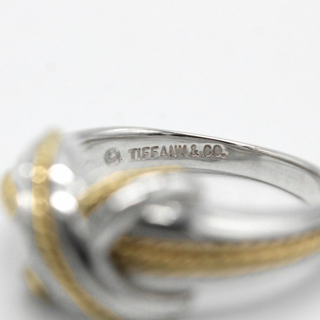 Tiffany & Co.(ティファニー)の【美品】ティファニー シグネチャー コンビ リング 925 750 A03918 レディースのアクセサリー(リング(指輪))の商品写真