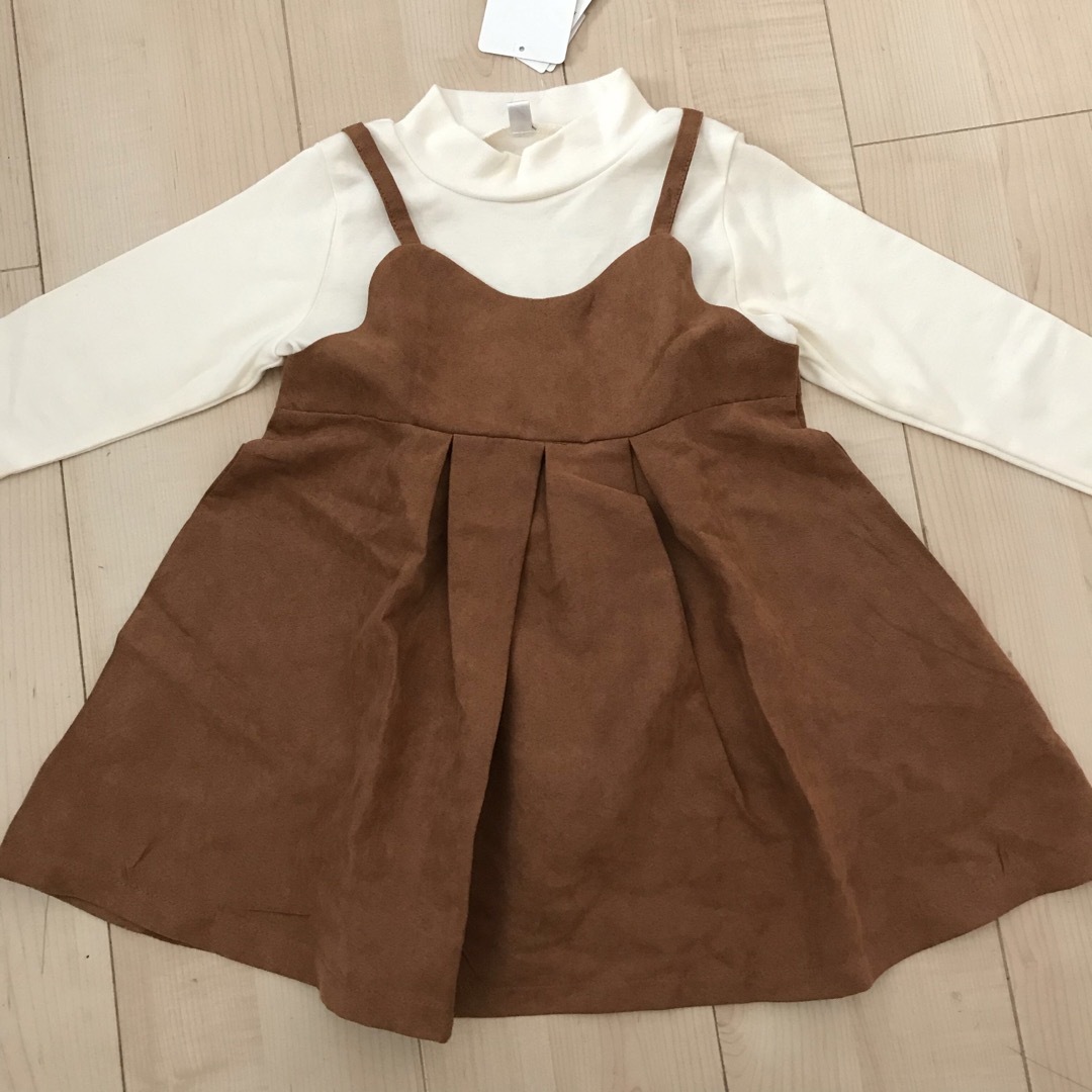 新品　ワンピース　95 まとめ売り キッズ/ベビー/マタニティのキッズ服女の子用(90cm~)(ワンピース)の商品写真