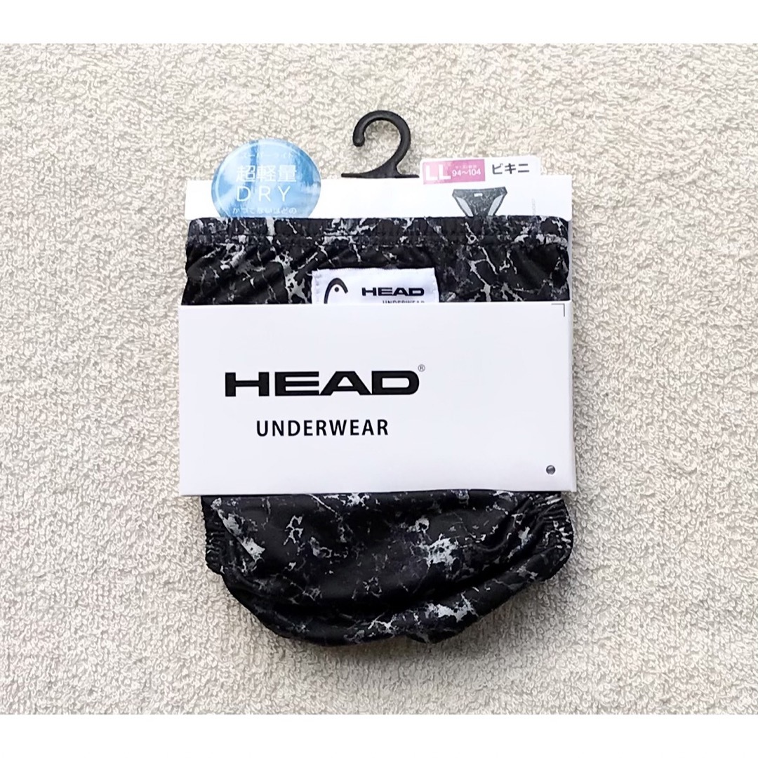 HEAD(ヘッド)のHEAD ビキニ ブリーフ ＬＬサイズ デザイン ブラック メンズのアンダーウェア(その他)の商品写真