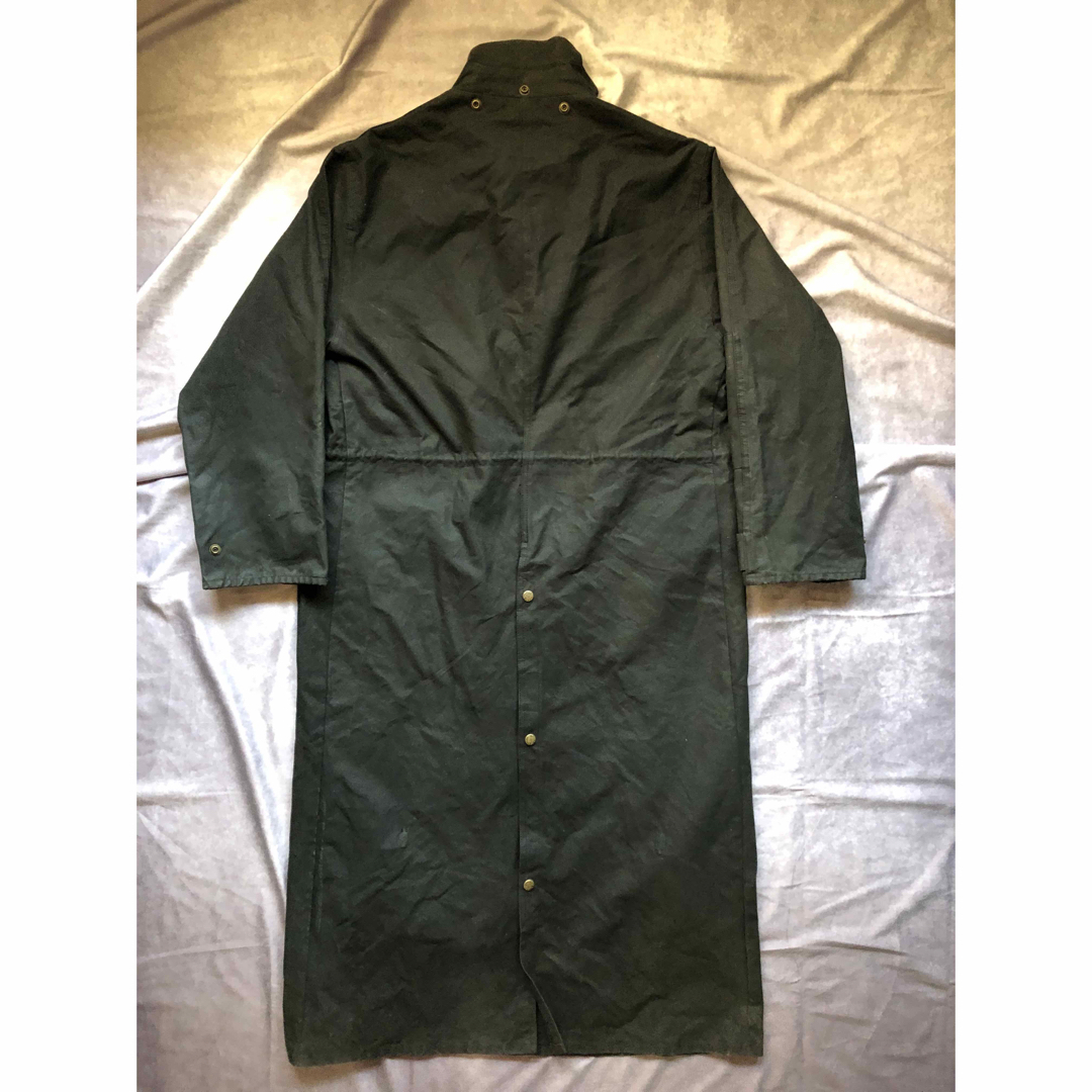 vintage oiled cotton duster coat