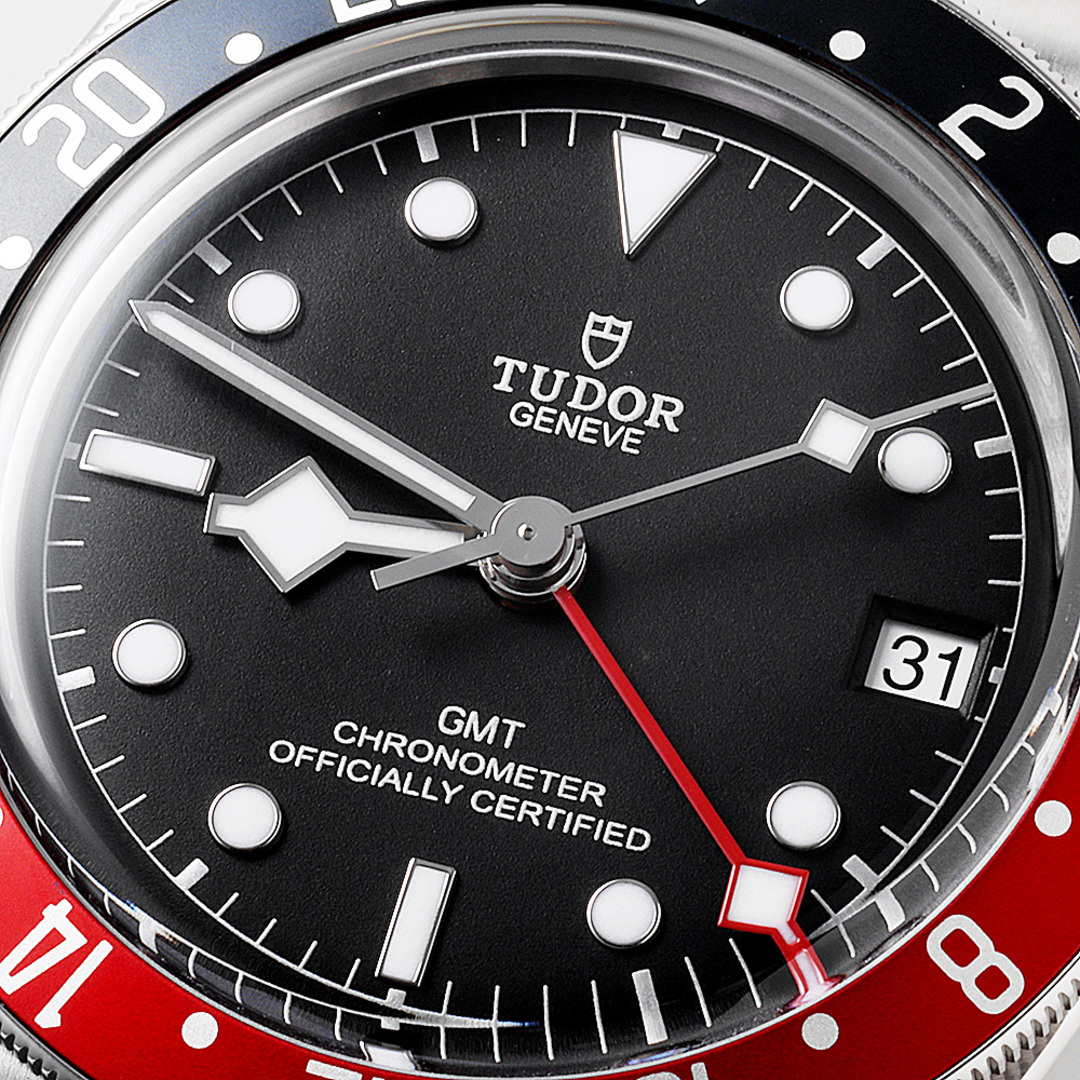 Tudor(チュードル)のチューダー ヘリテージ ブラックベイ GMT 79830RB メンズ 中古 腕時計 メンズの時計(腕時計(アナログ))の商品写真