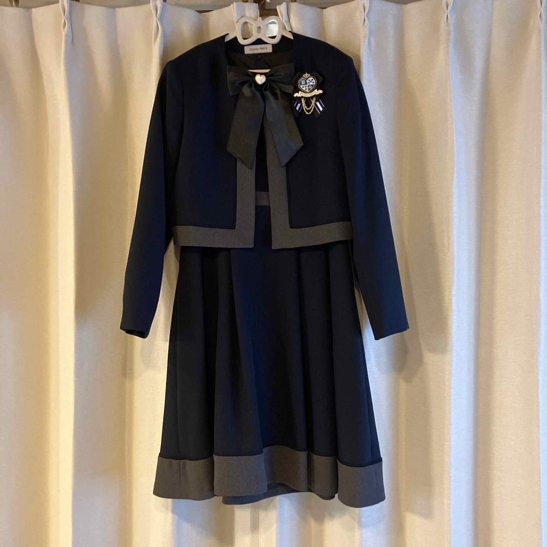 卒業式　スーツ160キッズ服女の子用(90cm~)