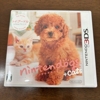 ニンテンドウ(任天堂)の中古　nintendogs + cats トイ・プードル＆Newフレンズ　3DS(携帯用ゲームソフト)