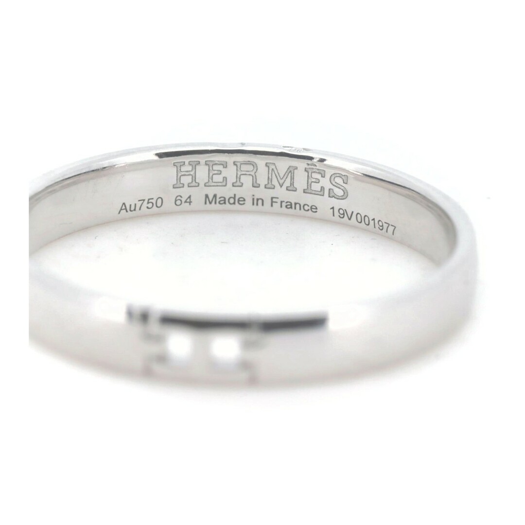 Hermes(エルメス)の目立った傷や汚れなし エルメス エヴァーヘラクレス リング 指輪 23号 K18WG(18金 ホワイトゴールド) レディースのアクセサリー(リング(指輪))の商品写真