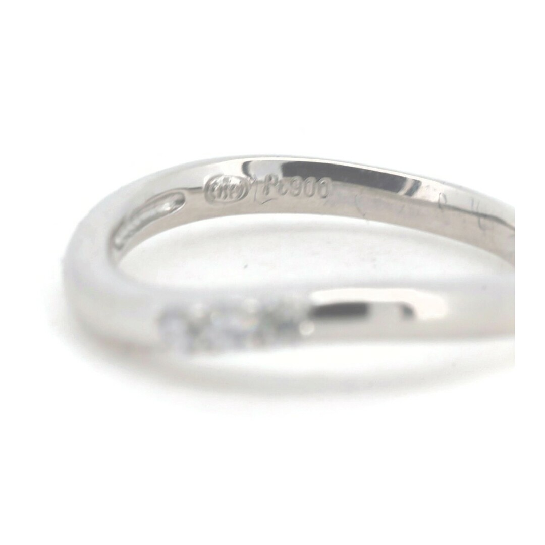 目立った傷や汚れなし チセー ダイヤモンド リング 指輪 0.11CT 10号 PT900(プラチナ) レディースのアクセサリー(リング(指輪))の商品写真