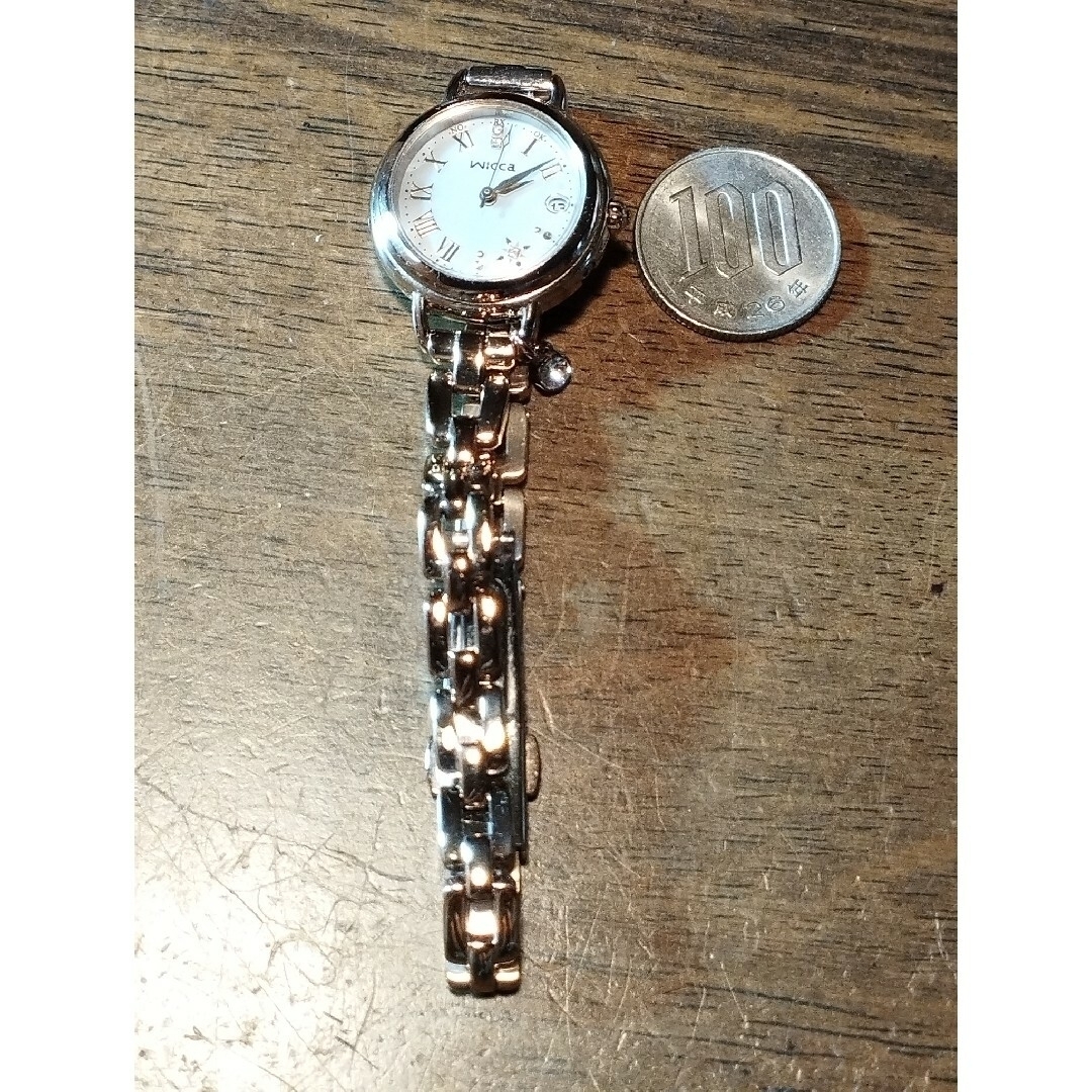 CITIZEN - AH8 シチズン・ウィッカ 電波・ソーラー時計 新品電池 CITIZEN - AH8 シチズン・ウィッカ 電波・ソーラー時計 新品電池
