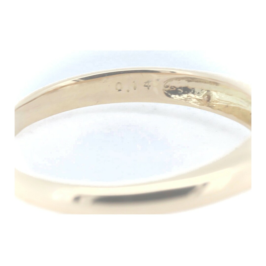 TASAKI(タサキ)の目立った傷や汚れなし タサキ パール ダイヤモンド リング 指輪 8.0ミリ 0.14CT 17.5号 K18YG(18金 イエローゴールド) レディースのアクセサリー(リング(指輪))の商品写真