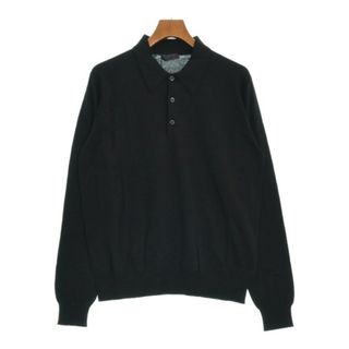 プラダ(PRADA)のPRADA プラダ ニット・セーター 50(XL位) 黒 【古着】【中古】(ニット/セーター)