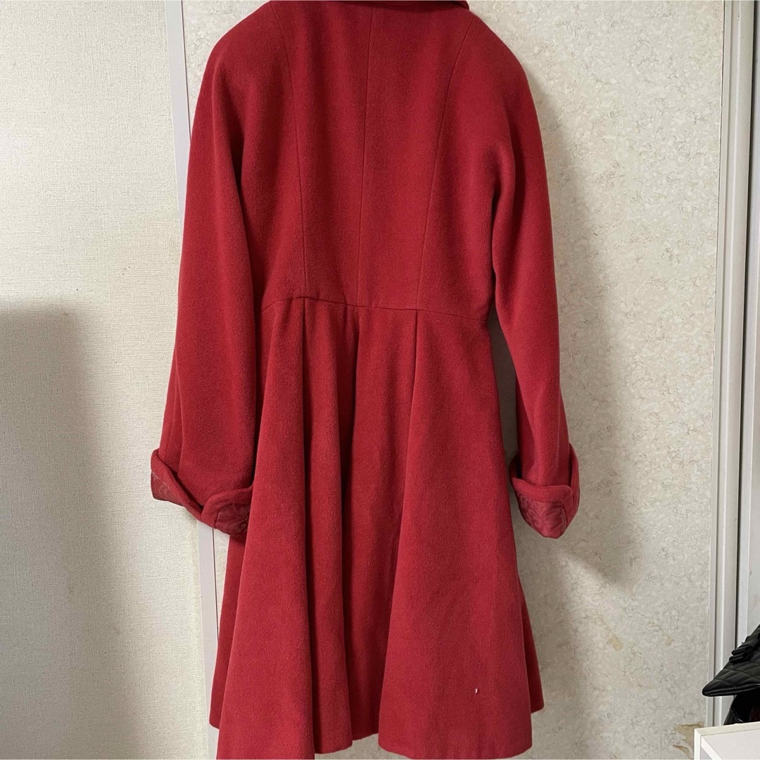 Christian Dior - Christian Dior コート 70s 80s vintage 赤 Christian Dior - Christian Dior コート 70s 80s vintage 赤