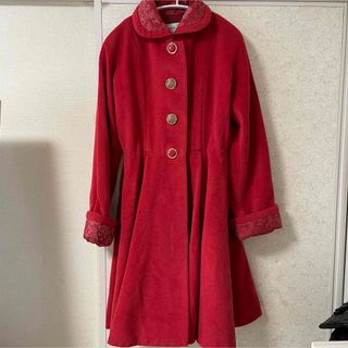 クリスチャンディオール(Christian Dior)のChristian Dior コート 70s 80s vintage 赤 古着(その他)