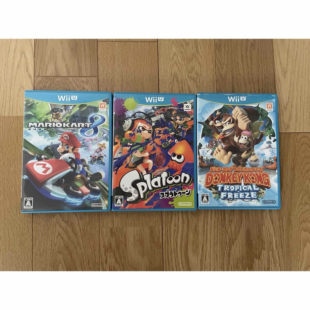 Wii U本体+人気ソフト3本セット Wii U本体+人気ソフト3本セット
