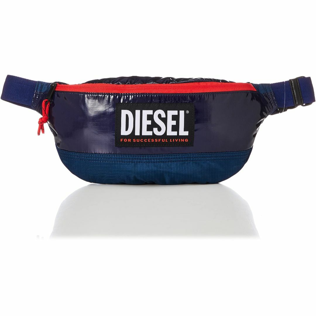 【色: ネイビー】ディーゼル DIESEL メンズ MIXナイロン ボディバッグメンズ