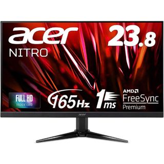 PC/タブレットエイサー　LED液晶モニター24インチ　FHD 送料込匿名　追加ケーブルあり