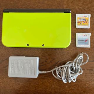 ニンテンドー3DS(ニンテンドー3DS)のニンテンドー 3DS LL ソフト 充電器 任天堂 ライム ブラック(携帯用ゲーム機本体)