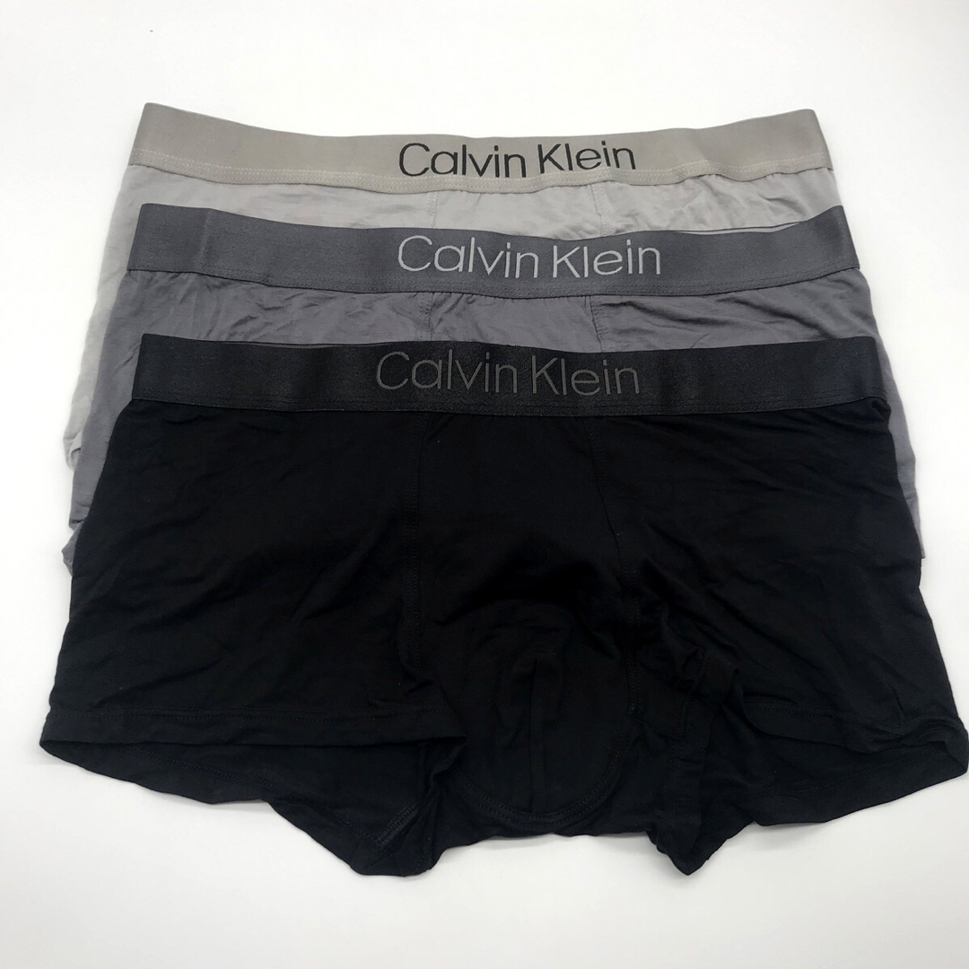 ck Calvin Klein(シーケーカルバンクライン)のカルバンクライン メンズ　ボクサーパンツ　3カラーセット　M メンズのアンダーウェア(ボクサーパンツ)の商品写真