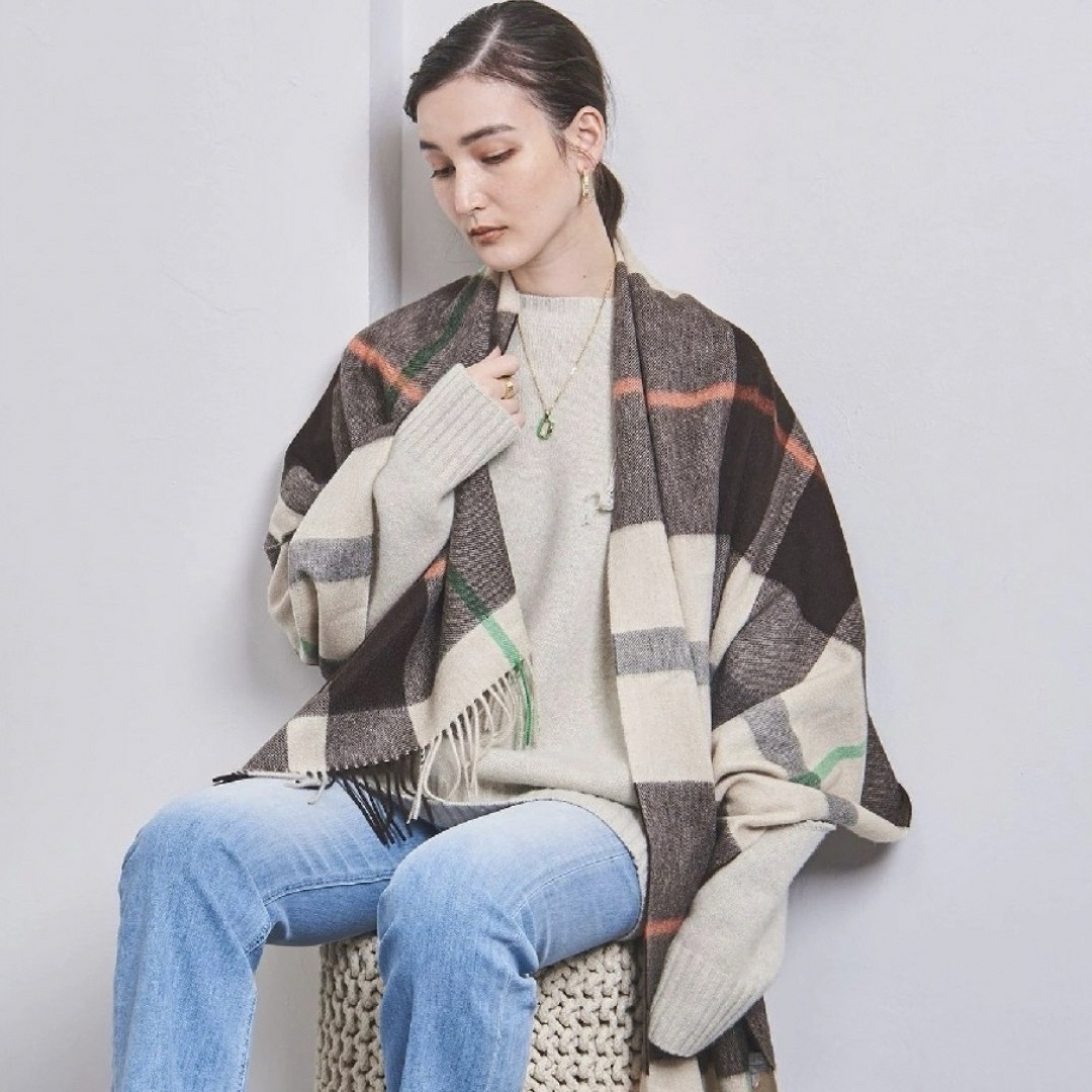 Joshua Ellis - Joshua Ellis 22AW カシミヤ大判ストール CPG Joshua Ellis - Joshua Ellis 22AW カシミヤ大判ストール CPG