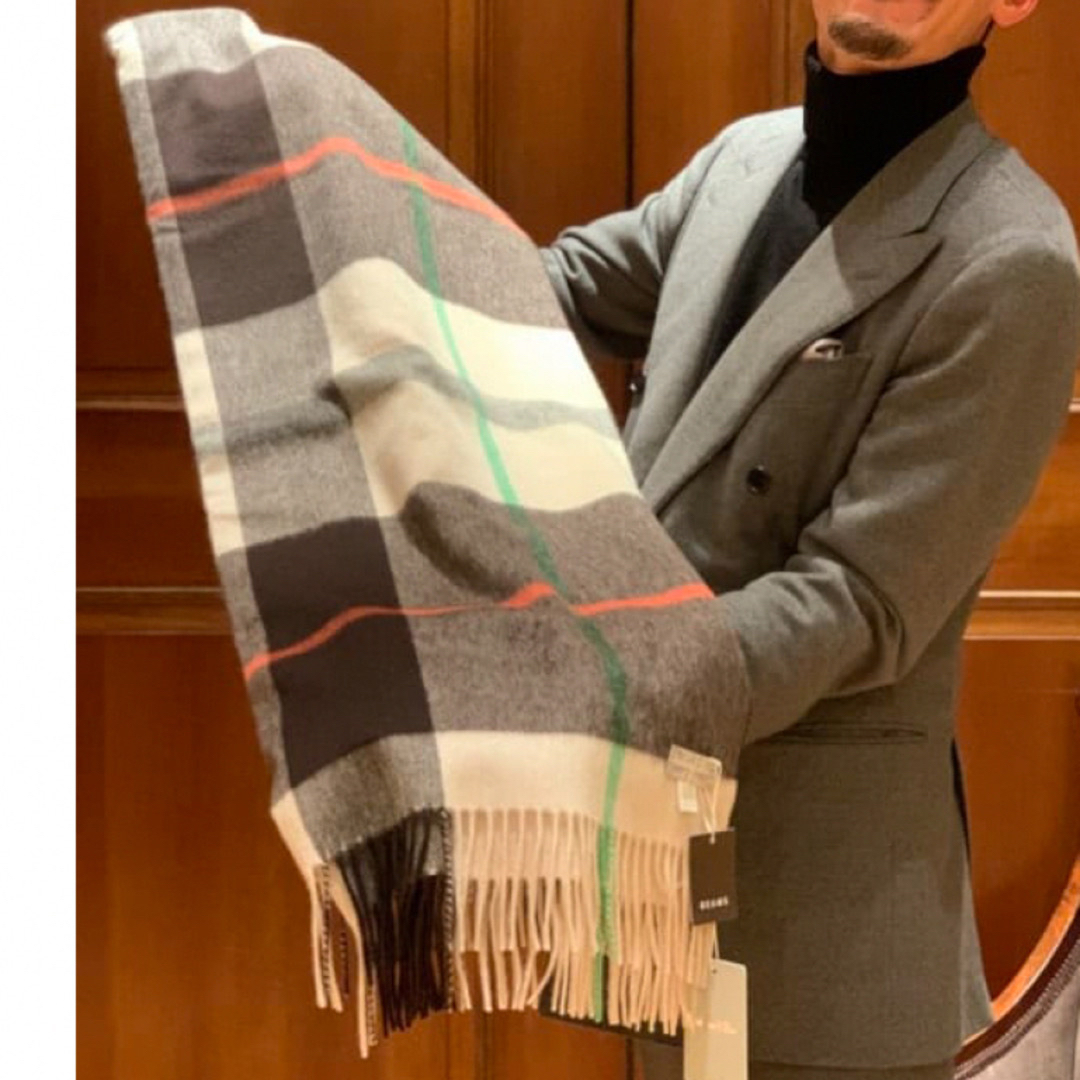 Joshua Ellis - Joshua Ellis 22AW カシミヤ大判ストール CPG Joshua Ellis - Joshua Ellis 22AW カシミヤ大判ストール CPG