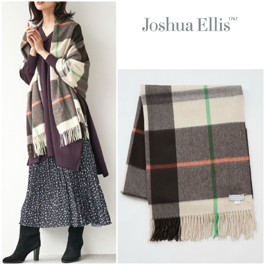 Joshua Ellis - Joshua Ellis 22AW カシミヤ大判ストール CPG Joshua Ellis - Joshua Ellis 22AW カシミヤ大判ストール CPG