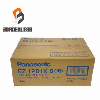 パナソニック(Panasonic)の☆未使用品☆Panasonic パナソニック 充電インパクトドライバー EZ1PD1X-B ブラック/黒 本体のみ 83221(工具)