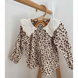 ザラキッズ(ZARA KIDS)のZARA kids ブラウス 花柄(シャツ/カットソー)