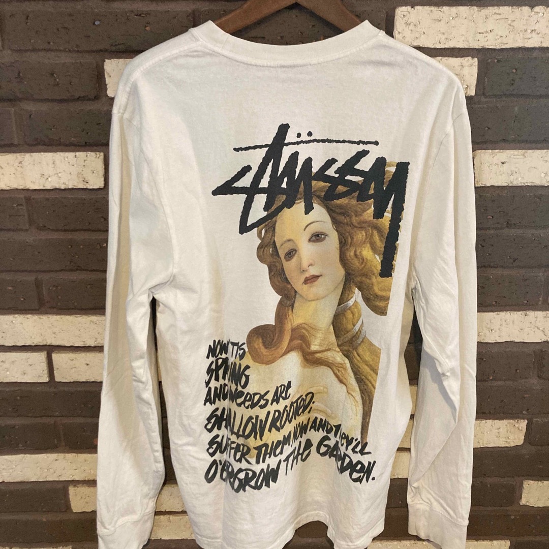 STUSSYの8080's stussy ロンt   ヴィーナス　女神　長袖　ロンT プリント