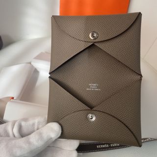 Hermes - エルメス HERMES カードケース マンハッタン 黒 小物 レザー ...