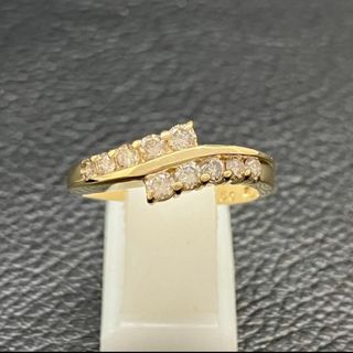 ★高級品質　新品仕上済 ダイヤ 0.50ct デザインリング K18 11.5号(リング(指輪))