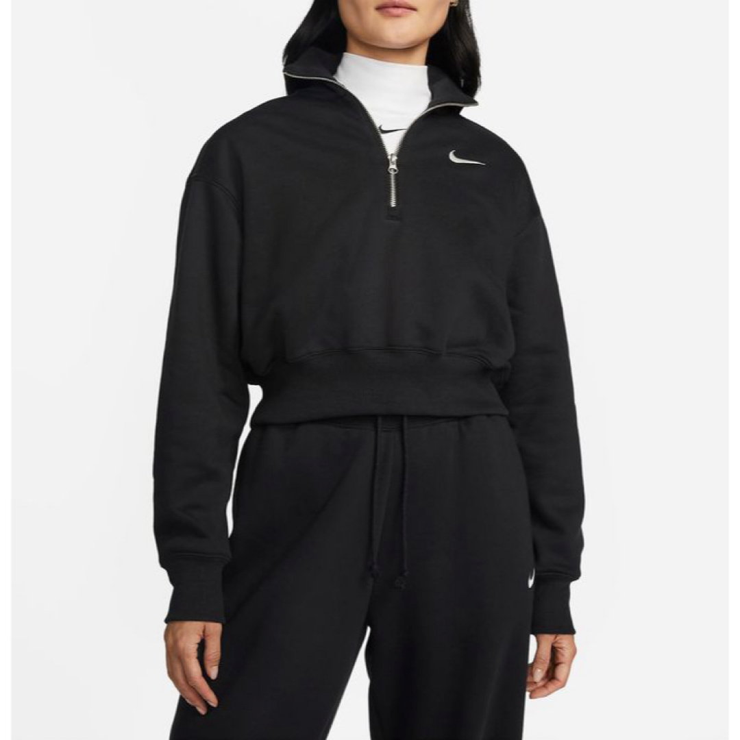 NIKE(ナイキ)のさお様専用　NIKE公式購入　PHOENIX FLEECE CROP スウェット レディースのトップス(トレーナー/スウェット)の商品写真