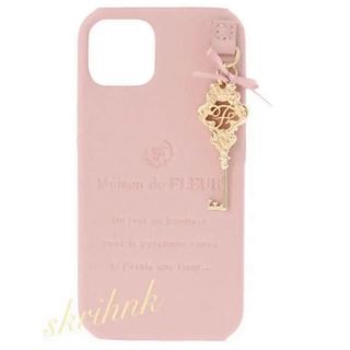 メゾンドフルール(Maison de FLEUR)の♡メゾンドフルール♡キーチャームiPhone13ケース♡ライトピンク♡新品未使用(iPhoneケース)