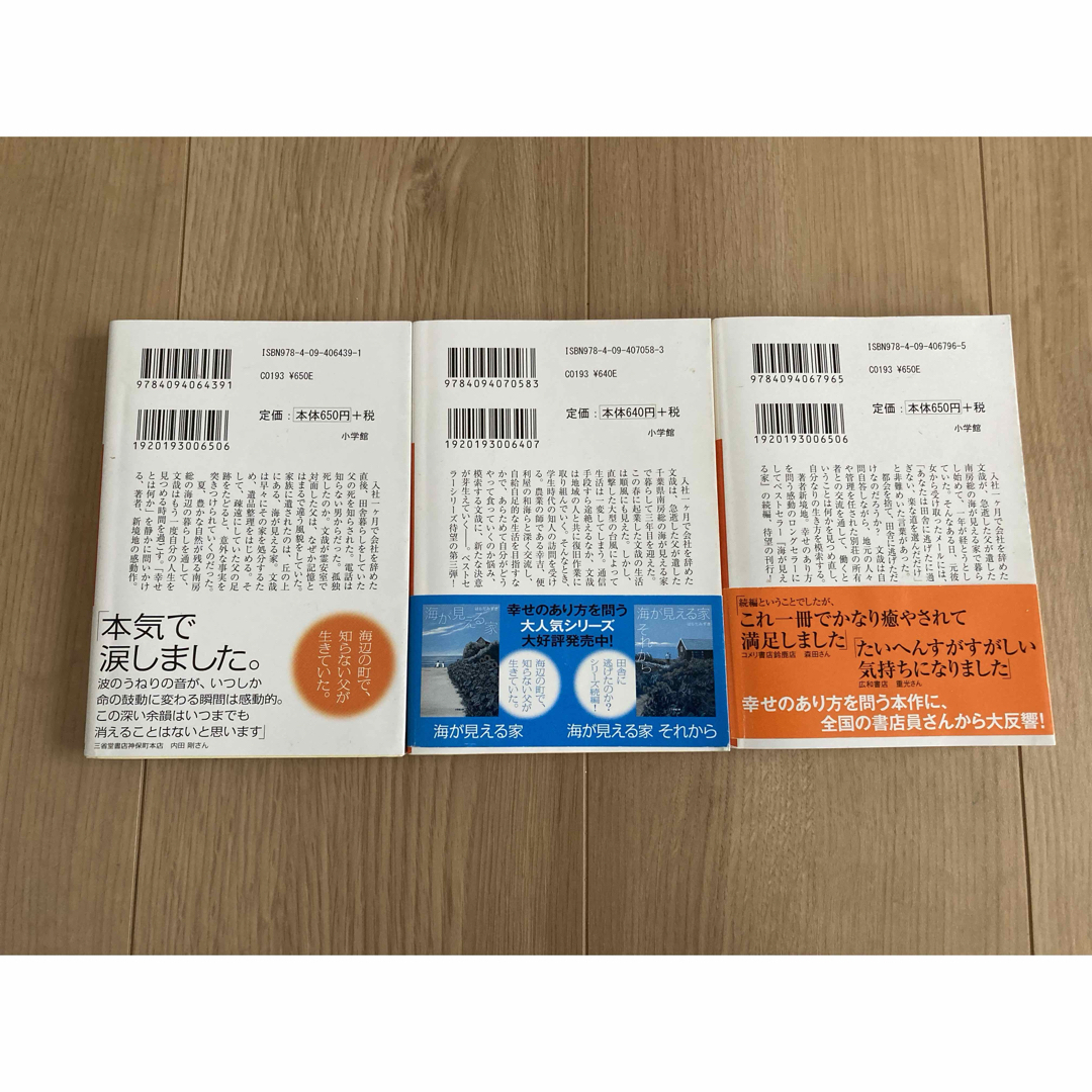 小学館(ショウガクカン)の【1/24値下げ】海が見える家 3巻セット エンタメ/ホビーの本(文学/小説)の商品写真