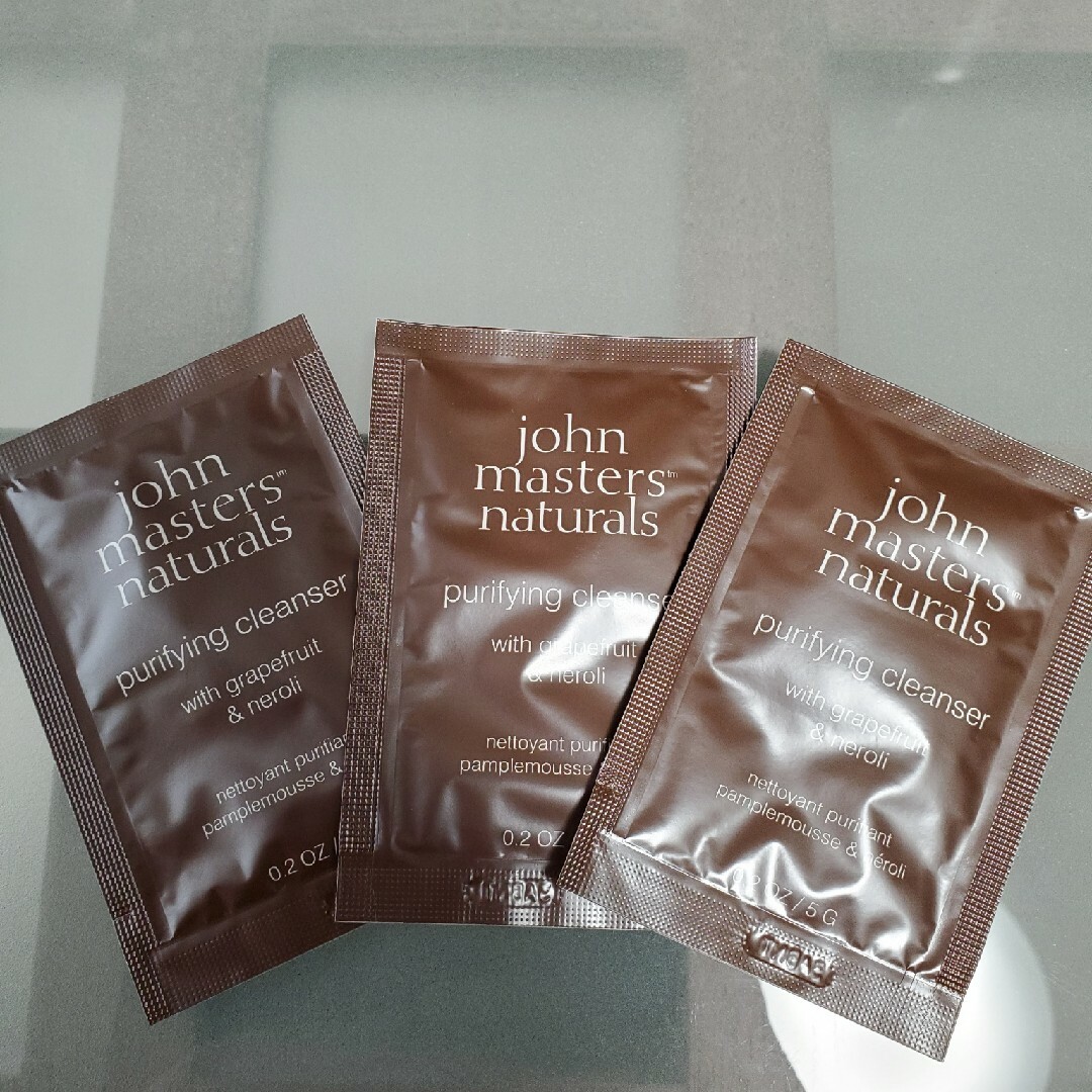 John Masters Organics(ジョンマスターオーガニック)のジョンマスター G&N ビュリファイングクレンザー(化粧落とし) サンプル3個 コスメ/美容のスキンケア/基礎化粧品(クレンジング/メイク落とし)の商品写真